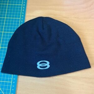 Balenciaga Unity ring logo embroidered skull cap beanie